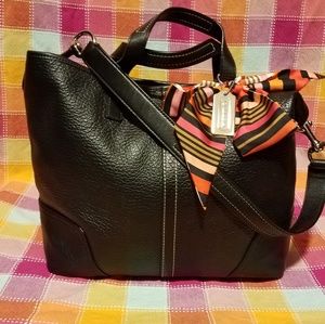 Coach Hadley Luxe Grain Duffle